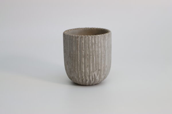プリーツ・セラミックプランター｜AA250100006