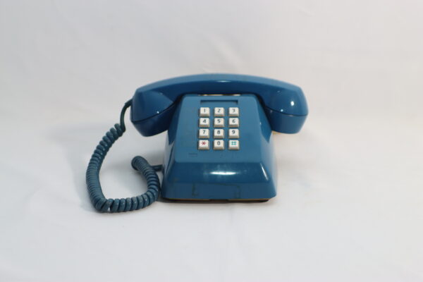 プッシュ電話 ブルー｜CC250100002