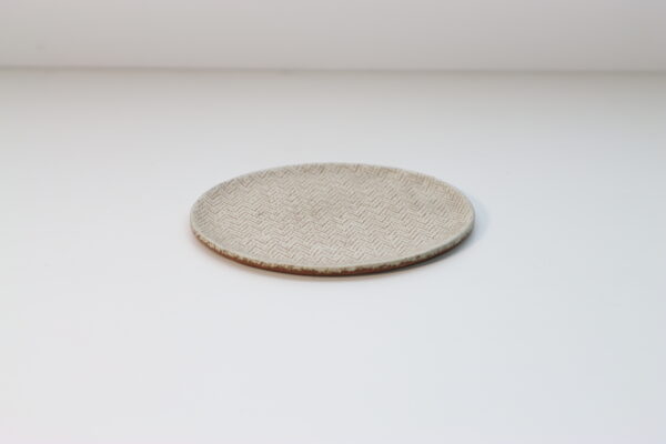 ヘリンボーン・テラコッタプレート（小）｜DB250200068