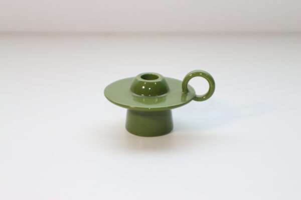 セラミック・キャリー・キャンドルスタンド・グリーン｜AB250000368