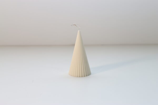 プリーツ・コーンキャンドル｜AB250100333