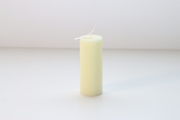 プリーツ・ピラーキャンドル（大）｜AB250100335