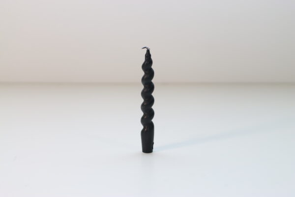 スパイラル・ブラックキャンドル｜AB250100319