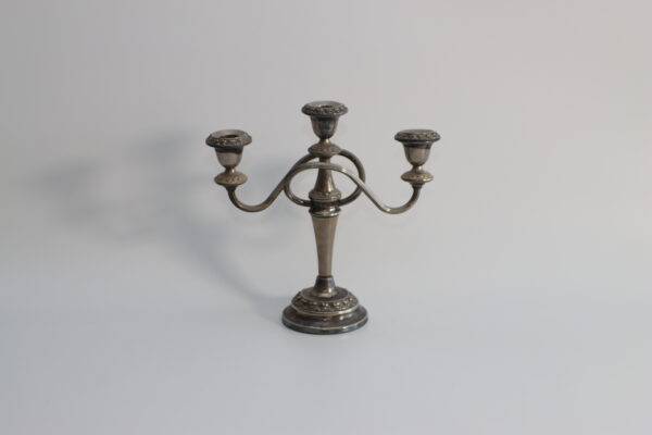 エイジド・シルバー・キャンドルスタンド（小)｜AB250000071