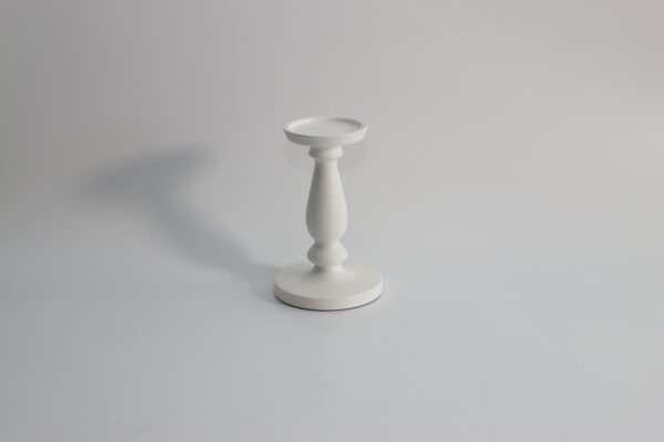 ピュアホワイト・ピラー・キャンドルスタンドB｜AB250000081