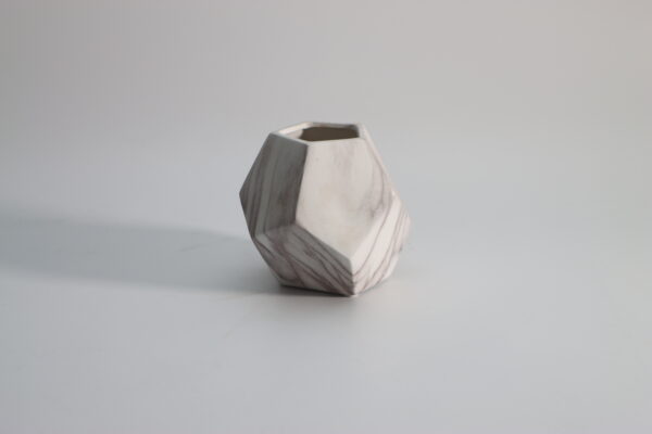 マーブルチック・ポリゴン・プランター｜AA250000112