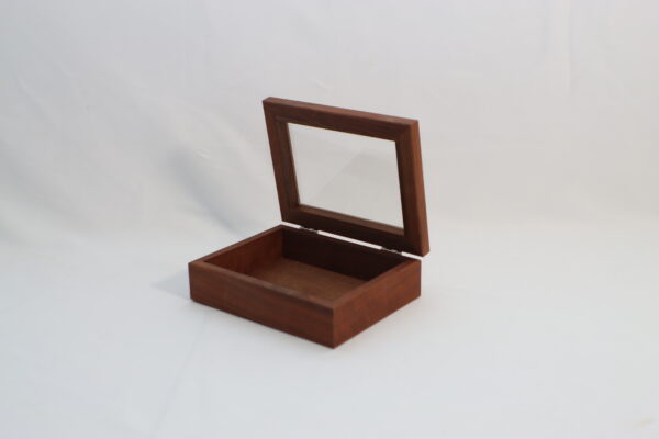 ウッド＆ガラス コレクションボックス｜EC250400046