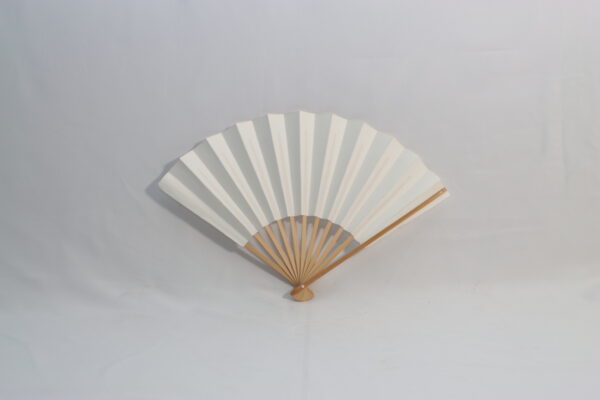 ホワイト プレーン紙扇子｜DD250300065