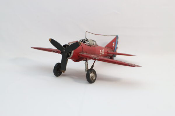 ヴィンテージ・ブリキ機（プロペラ戦闘機モデル）｜ED250000053