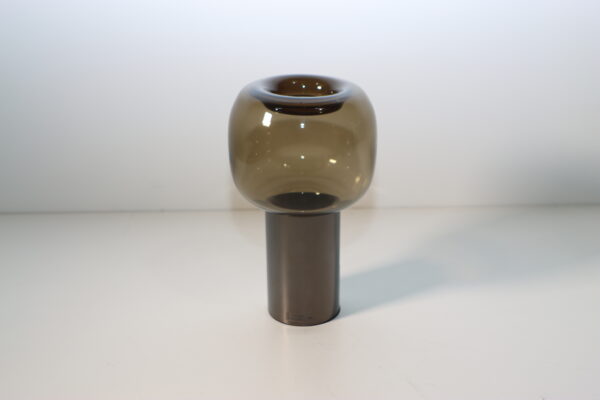 メタリック・スモークガラスベース トールシリンダーベース｜AA250000227