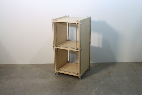 モダン・合板オープンシェルフ（2段）｜BF250100056