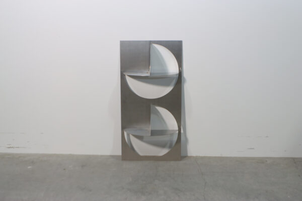 モダン・ステンレス・ジオメトリックシェルフ｜BF250300047